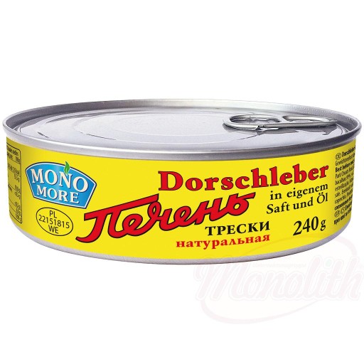 Prírodná treščia pečeň, 240 g