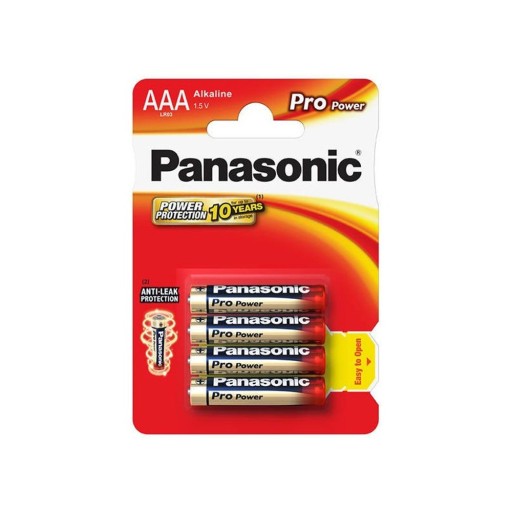 BATÉRIE Panasonic Pro Power LR03 AAA BLISTER 4 ks