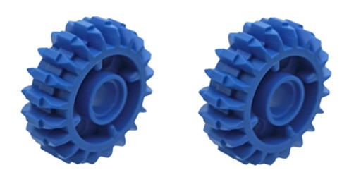 LEGO Sprocket 20 pre prevodovku 35185 modrá - 2 kusy