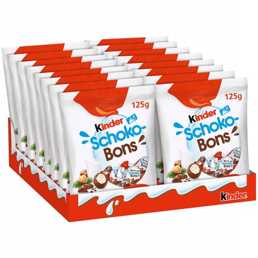 Kinder Schoko Bons čokoládové cukríky s orieškami Ferrero 125g