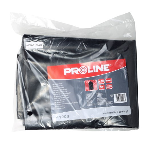 LDPE GUĽANÉ VRECKÁ 80L 10KS. PROLINE