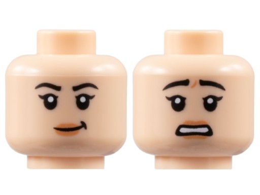 Lego New Head Light Nougat Head idea111 Pam Beesly 3626cpb2873