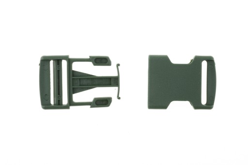 Spona 25 mm Farba Khaki Plast
