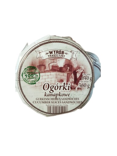 CHLEBÍKOVÉ UHORKY TRADIČNÝ VÝROBOK 640G