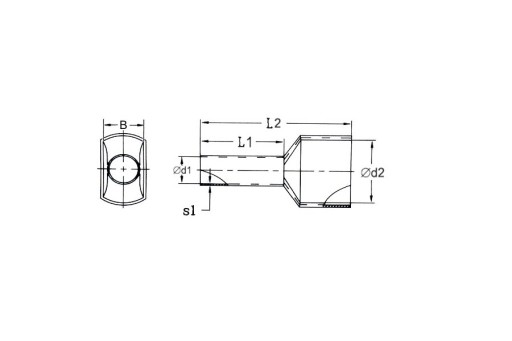 SGE KONCOVÝ 8mm NÁRUK IZOLOVANÝ 2x0,75mm2 100ks