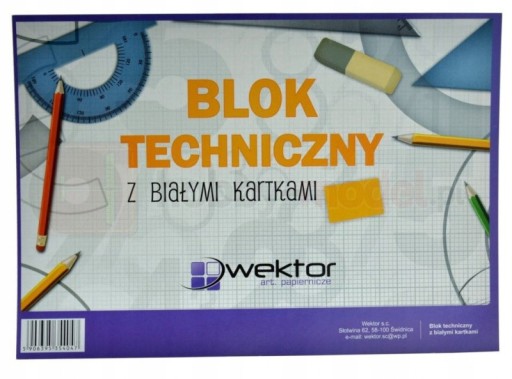 TECHNICKÝ PAPIEROVÝ BLOK PRE BLOK UMELECKEJ PRÁCE