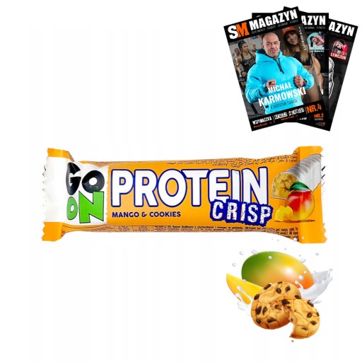 GO ON PROTEIN CRISP BAR WPC PROTEIN BAR WHITE CHOCOLATE 45g