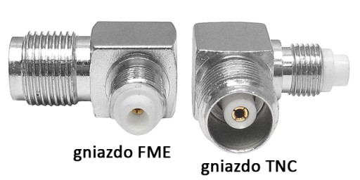 Uhlový RF adaptér FME/gn-TNC/gn 50Ohm