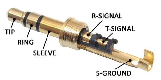 JACK konektor 3,5 mm 3P TRS stereo HQ SLIM PROLINK
