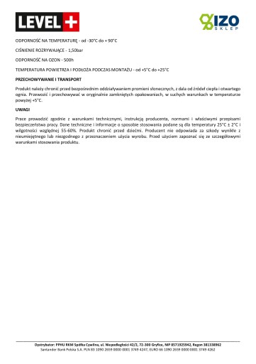 Tesniaca manžeta 1 ks 350mm Ø75 Hydro G03