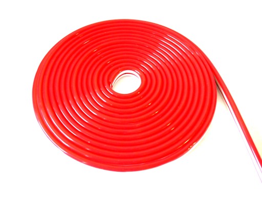 NEON FLEX 5x12mm ČERVENÁ ledon hadička 12V