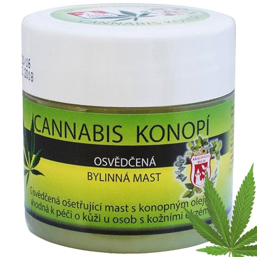 Konopná masť na psoriázový ekzém AZS na úľavu od bolesti