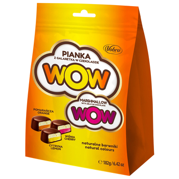 1x 182g VOBRO Pena - WOW želé v čokoláde