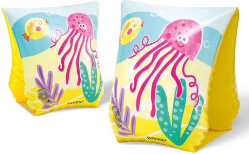 INTEX NAFUKOVACÍ MOTÝLIKOVÝ RUKÁV NA UČENIE PLÁVAŤ 23x15 CM PRE DETI 3-6 ROKOV