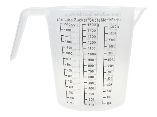 KUCHYNSKÝ ODMERNÝ hrnček S ODBEROVÝM DŽVANOM 400ml