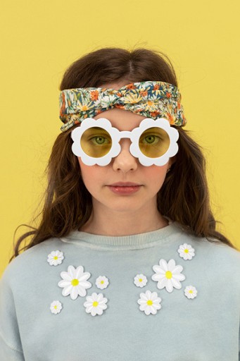 Vtipné okuliare Daisy Flowers Flowers Daisy Day 1 kus