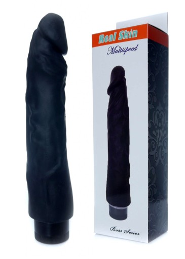 Klasický realistický vibrátor Black Boss Series