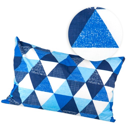 Obliečka na vankúš 40x60 cm pre deti, geometrické trojuholníky