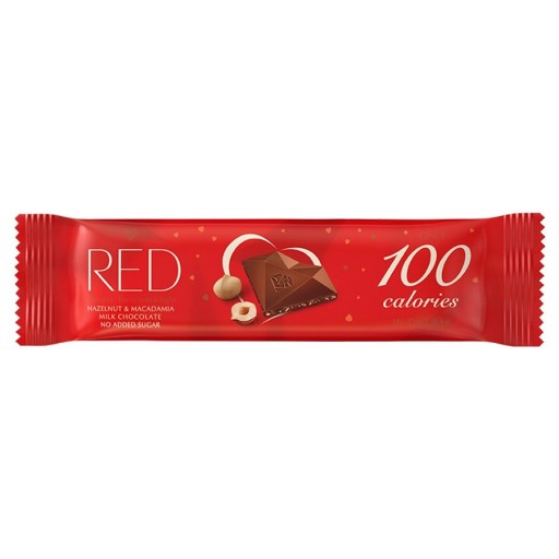 Red Delight MLIEČNA ČOKOLÁDA S ORIEŠKAMI Tyčinka