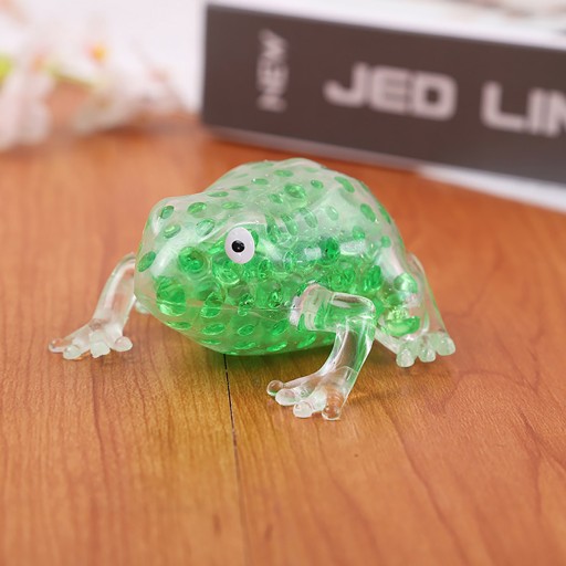 GNIOTEK GEL FAREBNÝ ŽABA ANTISTRESOVÝ SENZORY SQUISH PRANK JOKE