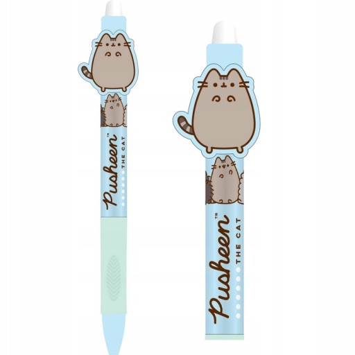Vymazateľné guľôčkové pero s ergonomickým Pusheen gripom