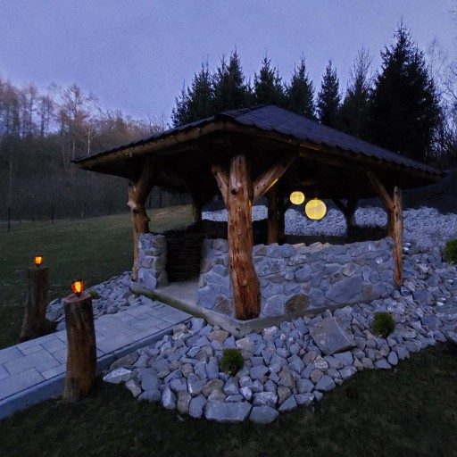 Solárne LED záhradné svietidlo Lampáš Lampión ORIGAMI 20cm