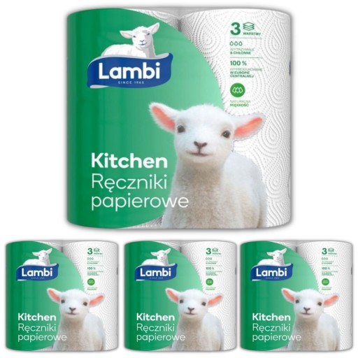 LAMBI Toaletný papier Balzam CHAMOMILE 8 roliek