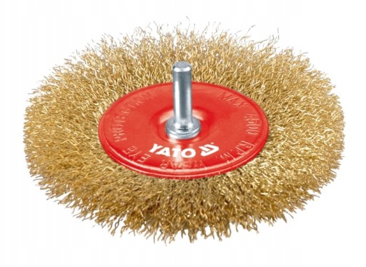 Kotúčová kefa fi 100mm so stopkou YT-4757