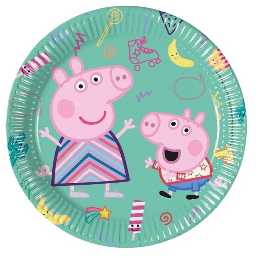 Narodeninová súprava PEPPA PIG na párty, taniere, papierové tašky