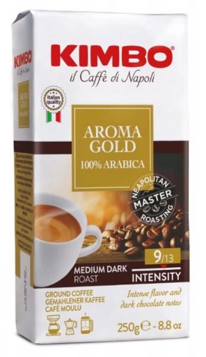 KIMBO Aroma Gold 100% Arabica 250g mletá káva