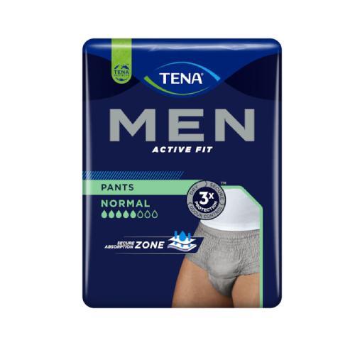 TENA MEN PANTS Normal Grey Spodná bielizeň pre inkontinenciu moču L/XL, 8 ks.