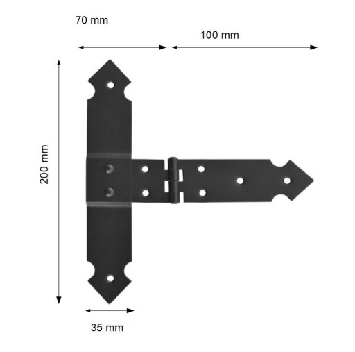 Altánok, okenicový krížový záves 100 mm