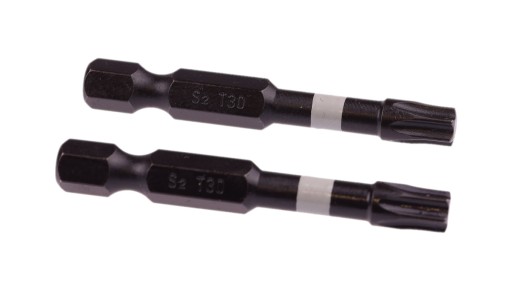 TORX SKRUTKOVACIE HROTY T30 50 mm NÁRAZOVÉ BROTY 2 KS T30 x 50 mm VYZTÚŽENÉ