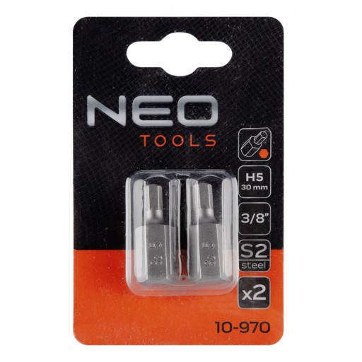HEX hrot 5 x 30 mm, S2 x 2 ks.