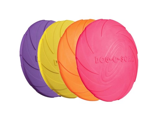 Frisbee disk LIETAJÚCA HRAČKA pre psa pod tanier APORT 15cm Miska 2v1