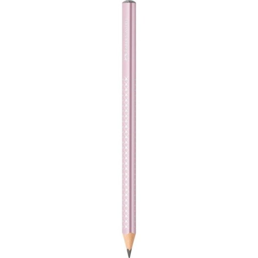 Ružová ceruzka FABER-CASTELL JUMBO SPARKLE METALLIC