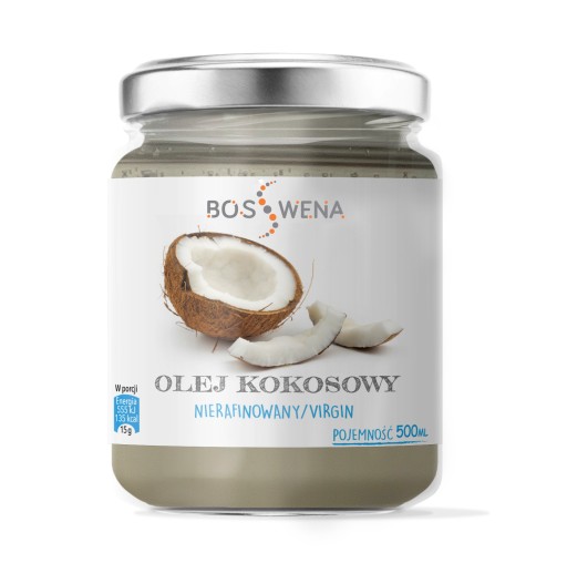 KOKOSOVÝ OLEJ 500ml, NERAFINOVANÝ /PANENSKÝ BIOSWENA