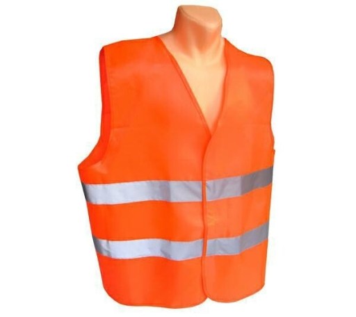 REFLEXNÁ VESTA ORANŽOVÁ CE