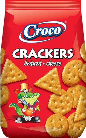 CROCO krekry s príchuťou syra 100g