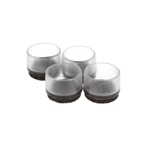 Ochranné kryty s plsťou, priemer 25 mm, 4 kusy