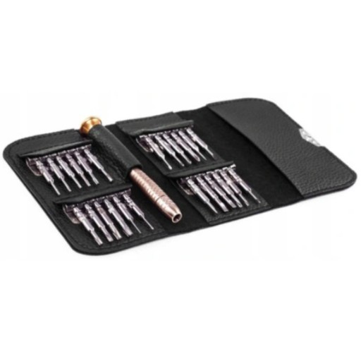 MINI SET PRESNÉ SKRUTKOVAČKY MALÉ SKRUTKOVAČKY 24v1 MAGNETOVÝ HODINAR