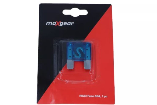 89-0012 PLATŇOVÁ POISTKA MAXI 60A MAXGEAR