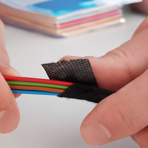 IZOLAČNÁ PÁSKA čierna samolepiaca tkanina popruh čierna 15m