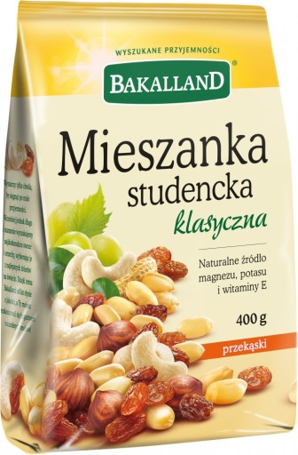 BAKALLAND ŠTUDENTSKÁ ZMES CLASSIC 400G