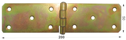 STAVEBNÝ PÁN NA DVERE 200 x 50 PÁNTY POZINKOVANÉ