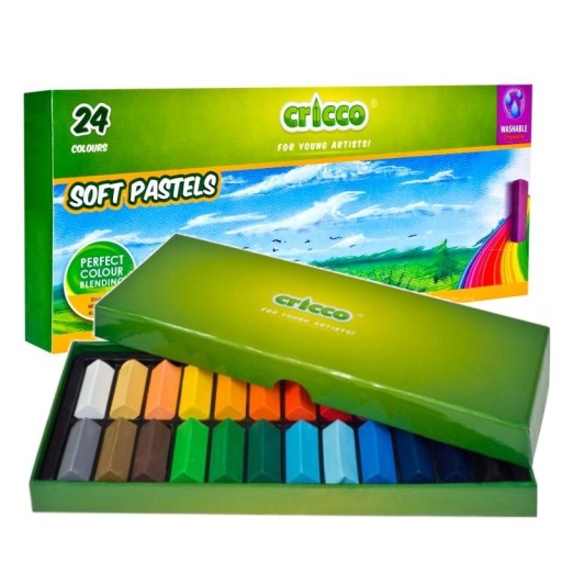 Cricco Dry Pastels 24 farieb pre deti
