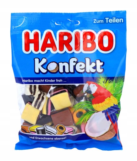 Haribo Konfekt želé so sladkým drievkom 175g s DE
