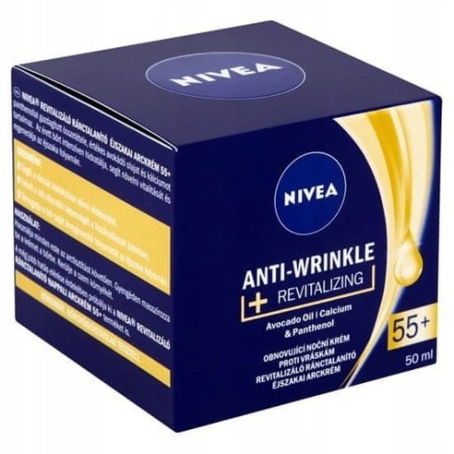 Nivea nočný krém na tvár proti starnutiu 50 ml