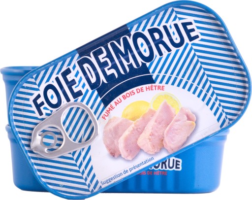 NÓRSKA tresčia pečeň Foie de Morue