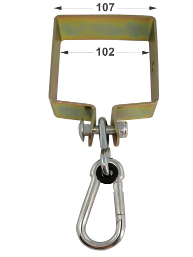 KARABÍNA NA KARABÍNE SVORKA HOOK 100MM